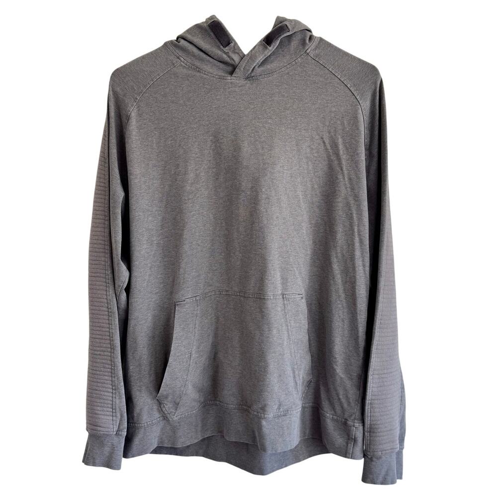 Prana Mens Size Large Brigg Hoodie Gray